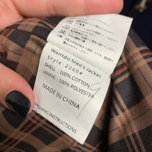 Wantdo Black Fall Casual Cotton Jacket Medium - Picture 7 of 8